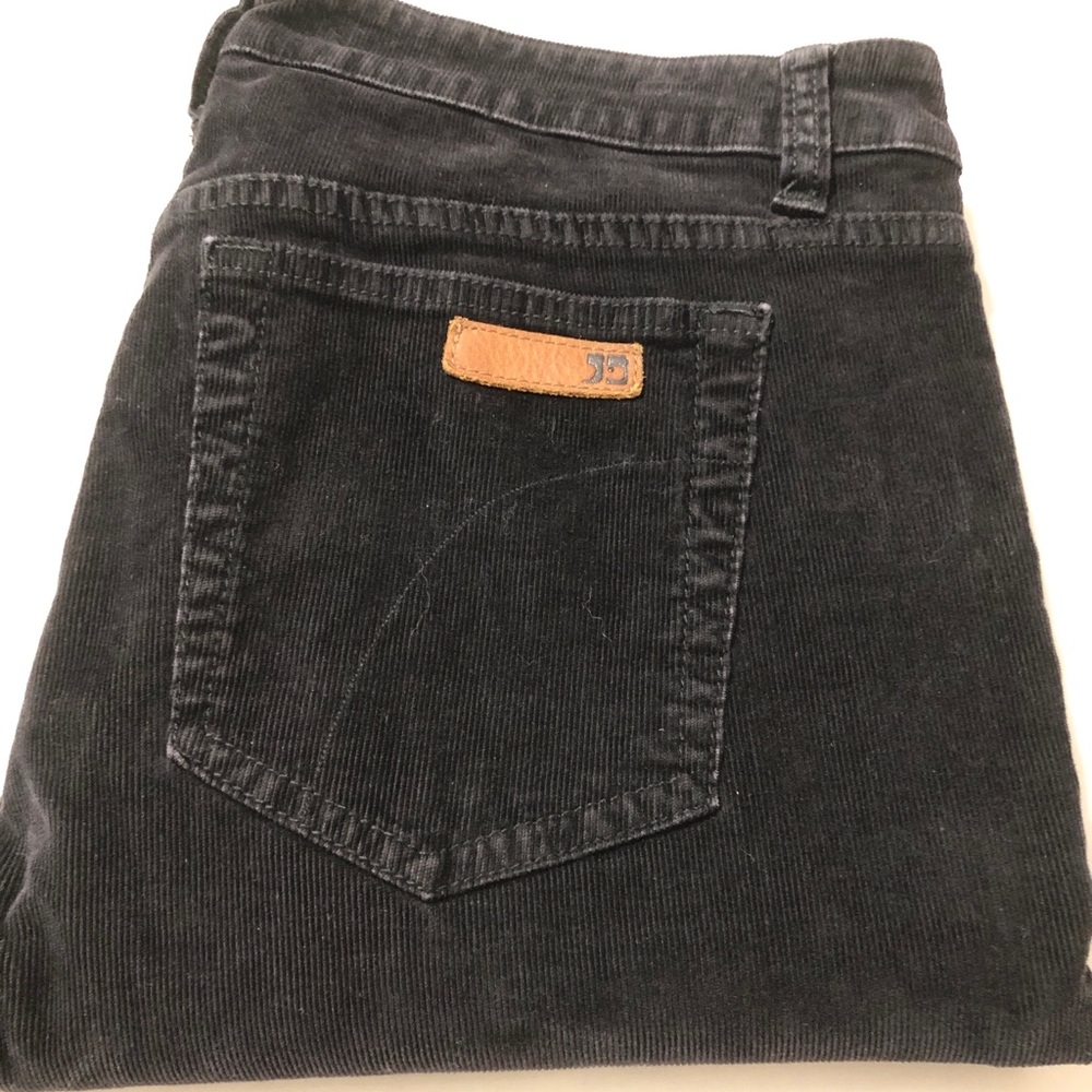 Joe’s Jeans Women’s Skinny Visionaire Fit Stretch Black Corduroy Jeans - 30